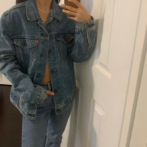 Levi’s acid wash trucker denim jacket